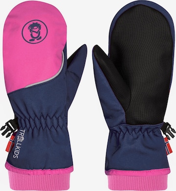 TROLLKIDS Gloves in Blue: front