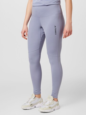 ADIDAS TERREX Regular Sportbroek 'Multi ' in Lila: voorkant