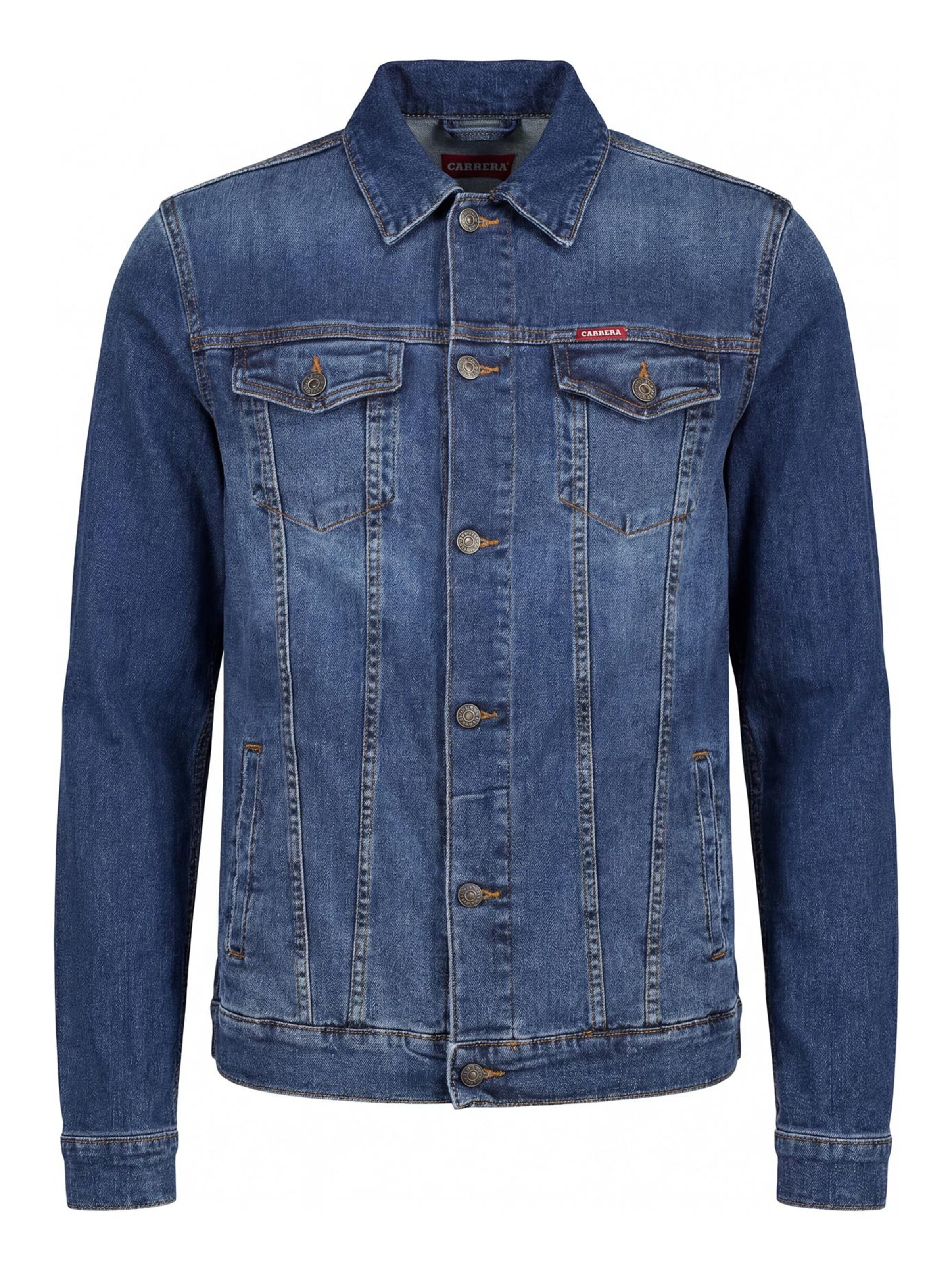 Carrera Jeans Übergangsjacke 'Trucker'‌‌‌‌‌ in Blau
