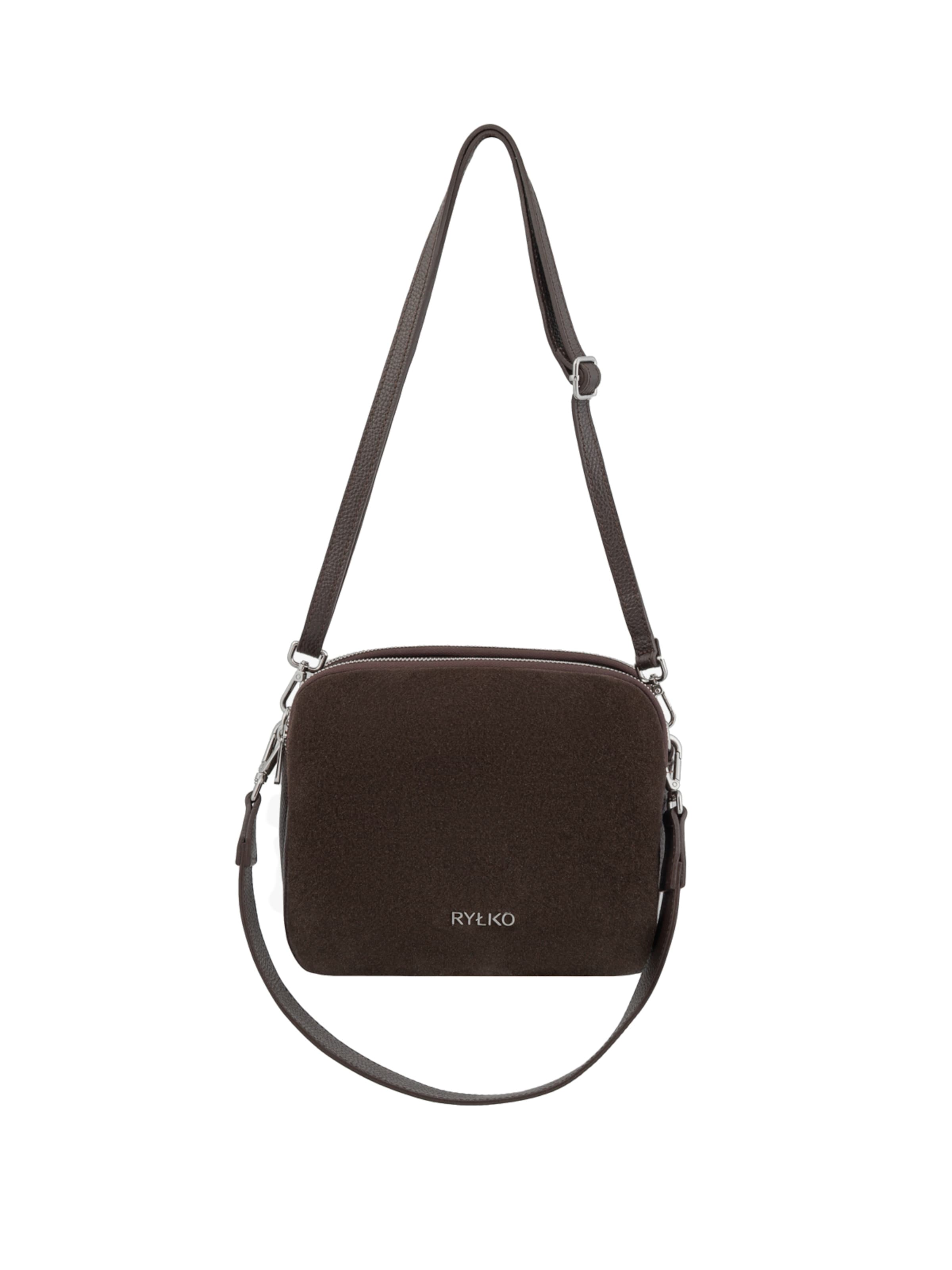 RYLKO - Bolso de mano en marrón: frente