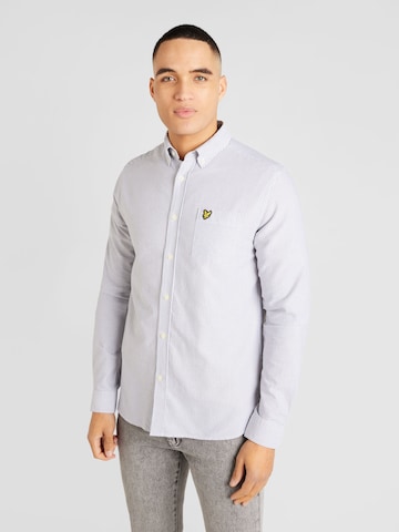 Coupe regular Chemise business Lyle & Scott en gris : devant