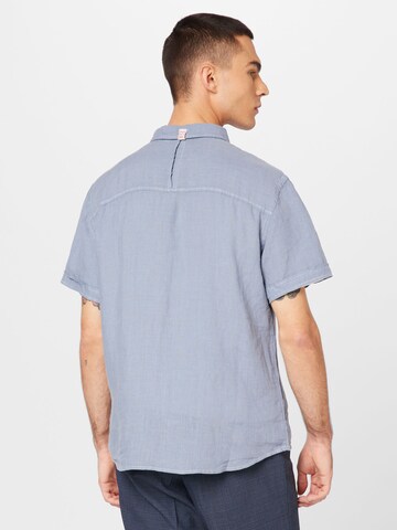 CAMP DAVID Regular fit Button Up Shirt in Blue