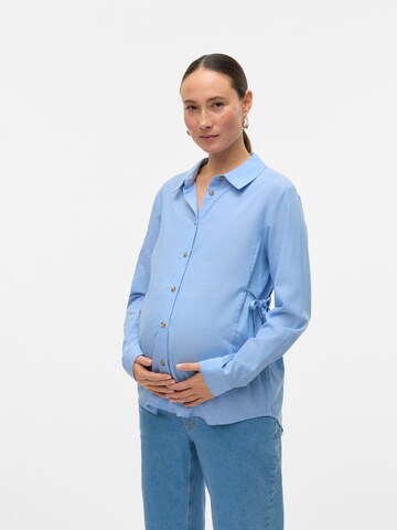 MAMALICIOUS - Blusa 'MLGIA LIA' en azul: frente