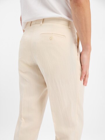 Finshley & Harding London Slimfit Pantalon in Beige