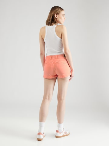 Superdry Normální Chino kalhoty – oranžová