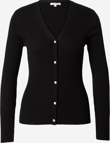 Claire Knit Cardigan 'Clotilde' in Black: front