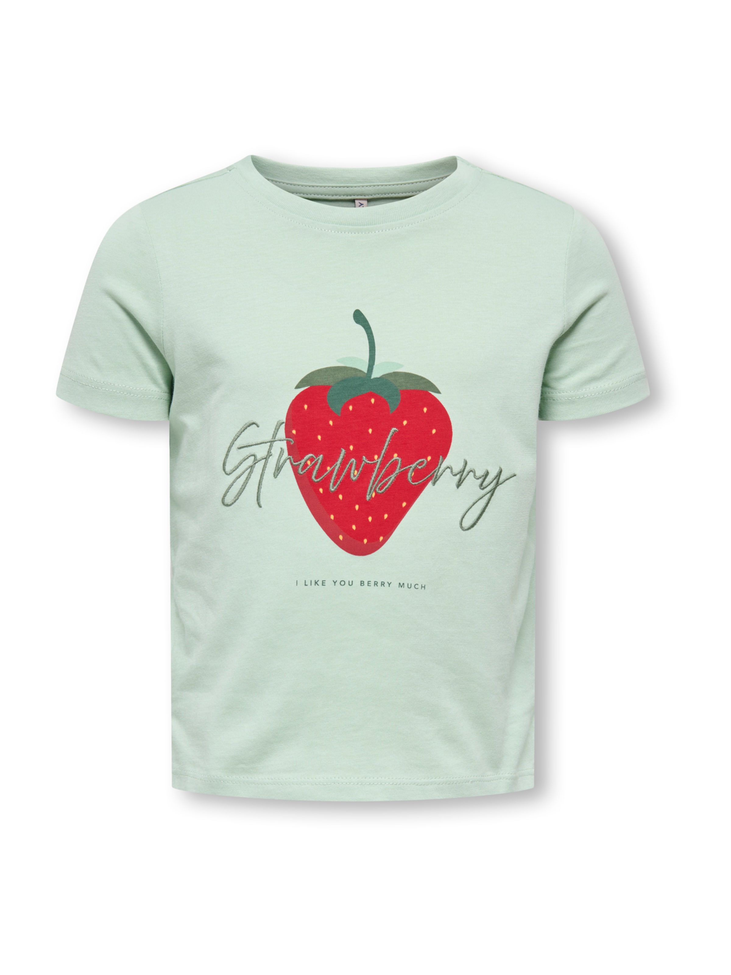 T-Shirt 'KMGCANDY' Only Mini en vert : devant