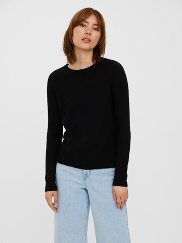 VERO MODA Sweater 'PLAZA' in Black: front