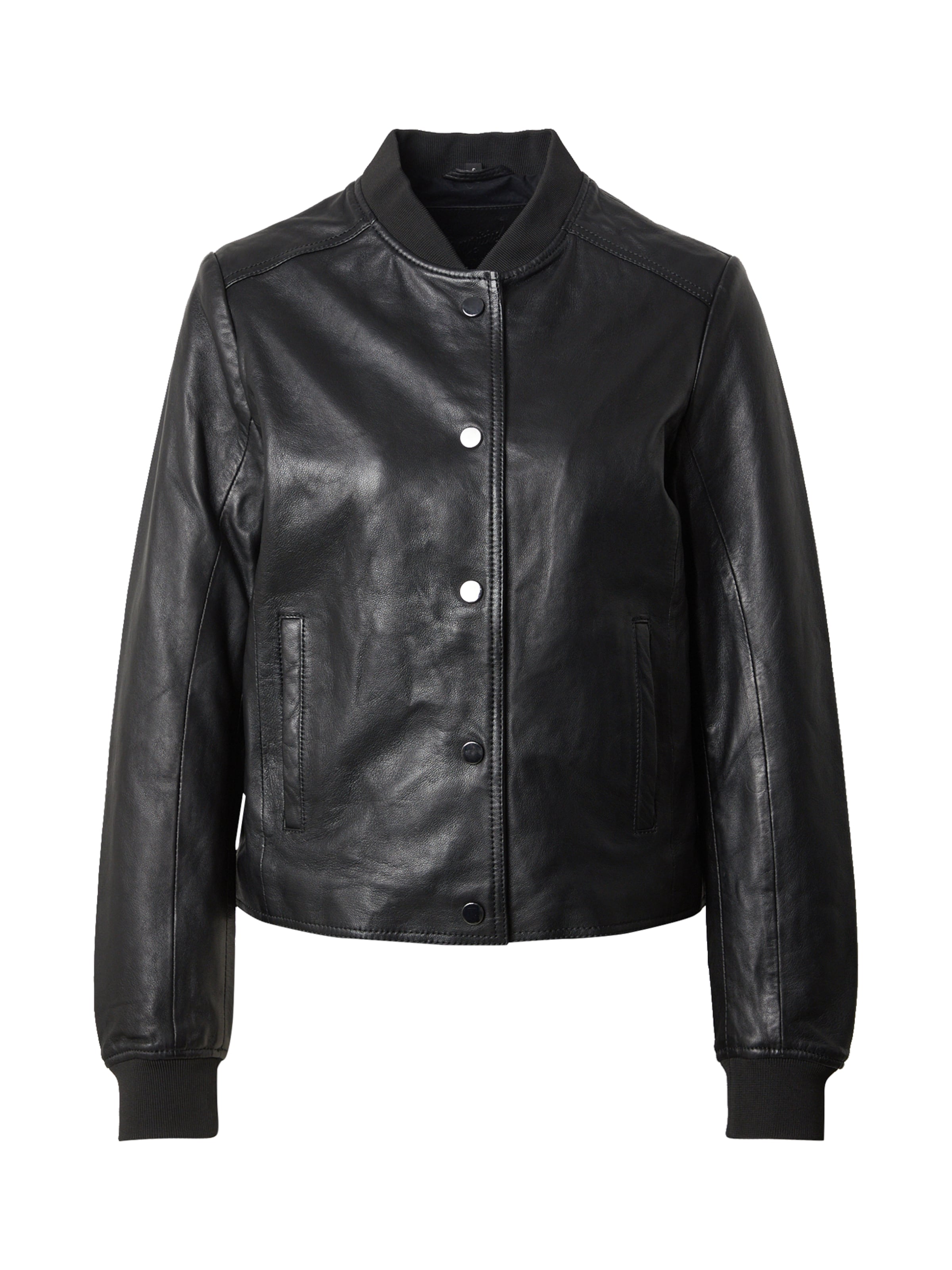 Mauritius Φθινοπωρινό και ανοιξιάτικο μπουφάν 'Yele' σε μαύρο: μπροστά