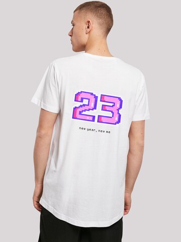 F4NT4STIC Shirt 'SIlvester Party Happy People Only' in Weiß