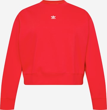 sarkans ADIDAS ORIGINALS Sportisks džemperis: no priekšpuses