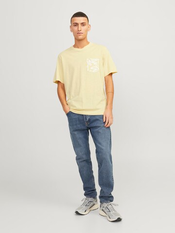 T-Shirt 'Lafayette' JACK & JONES en jaune