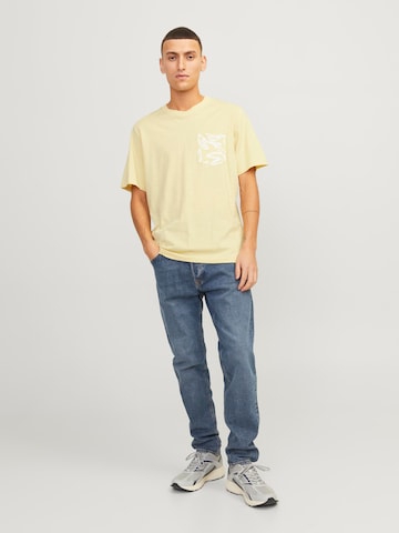 T-Shirt 'Lafayette' JACK & JONES en jaune