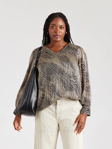 Vero Moda Curve - Blusa 'VMCGEBRA' en negro: frente