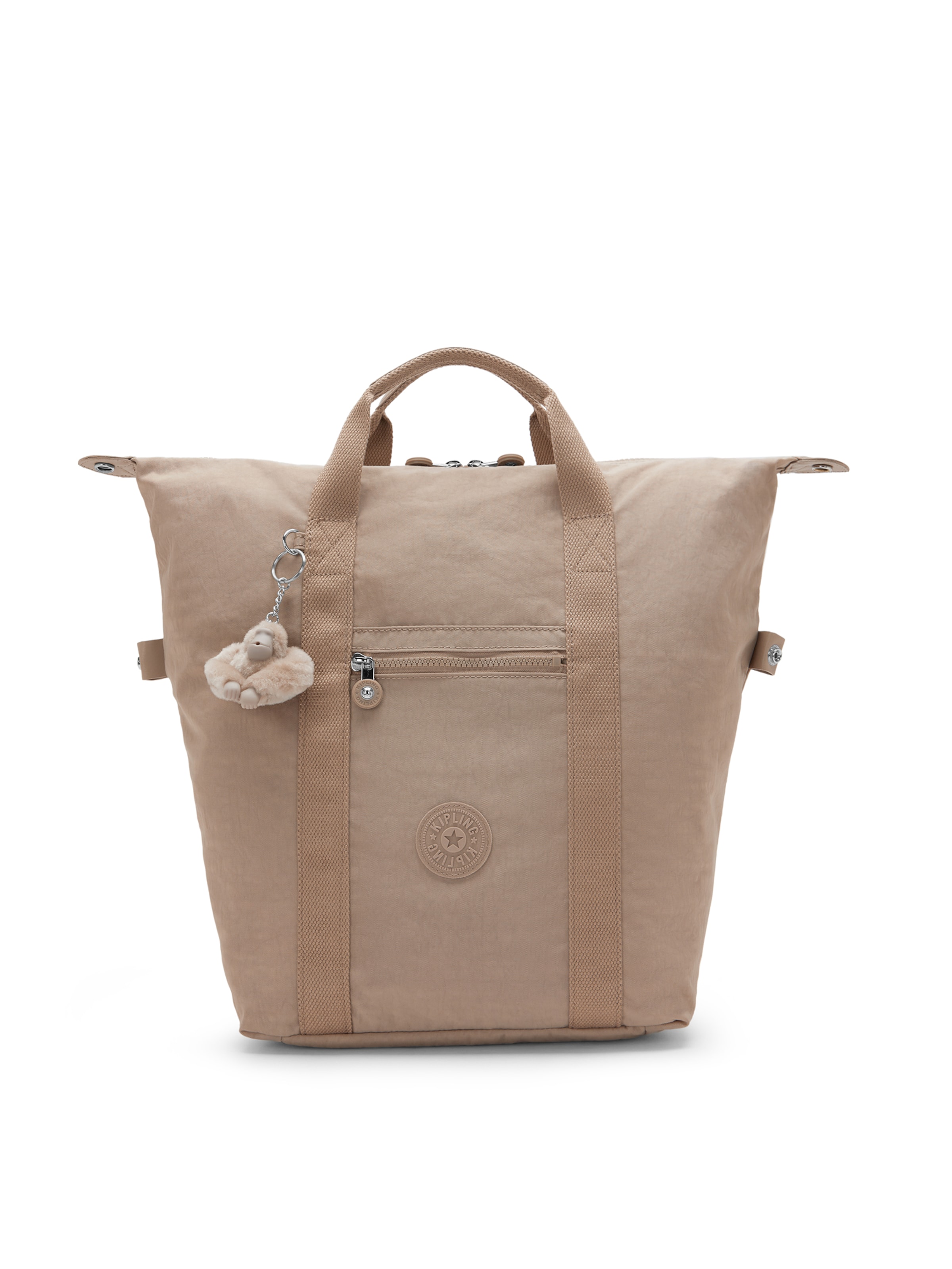 KIPLING Backpack 'New Art' in Beige: front