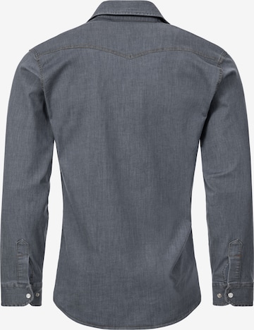 Rock Creek Slim Fit Hemd in Blau