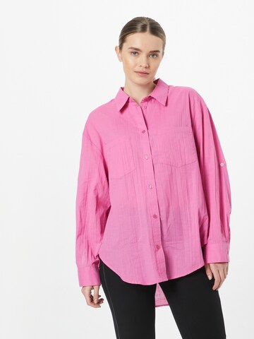 Hailys Blouse 'Kaia' in Roze: voorkant