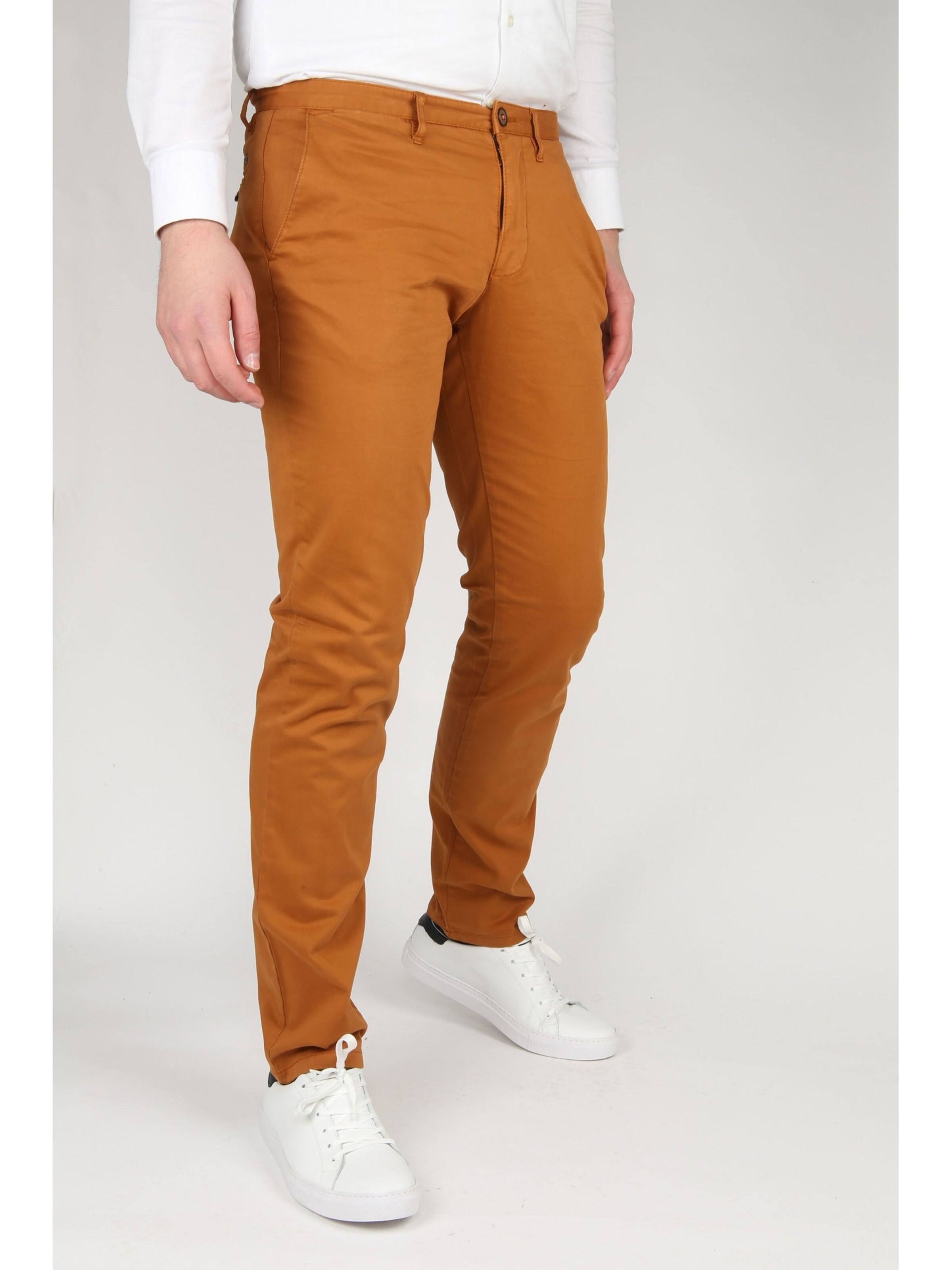 Suitable Slimfit Chino 'Sartre' in Bruin
