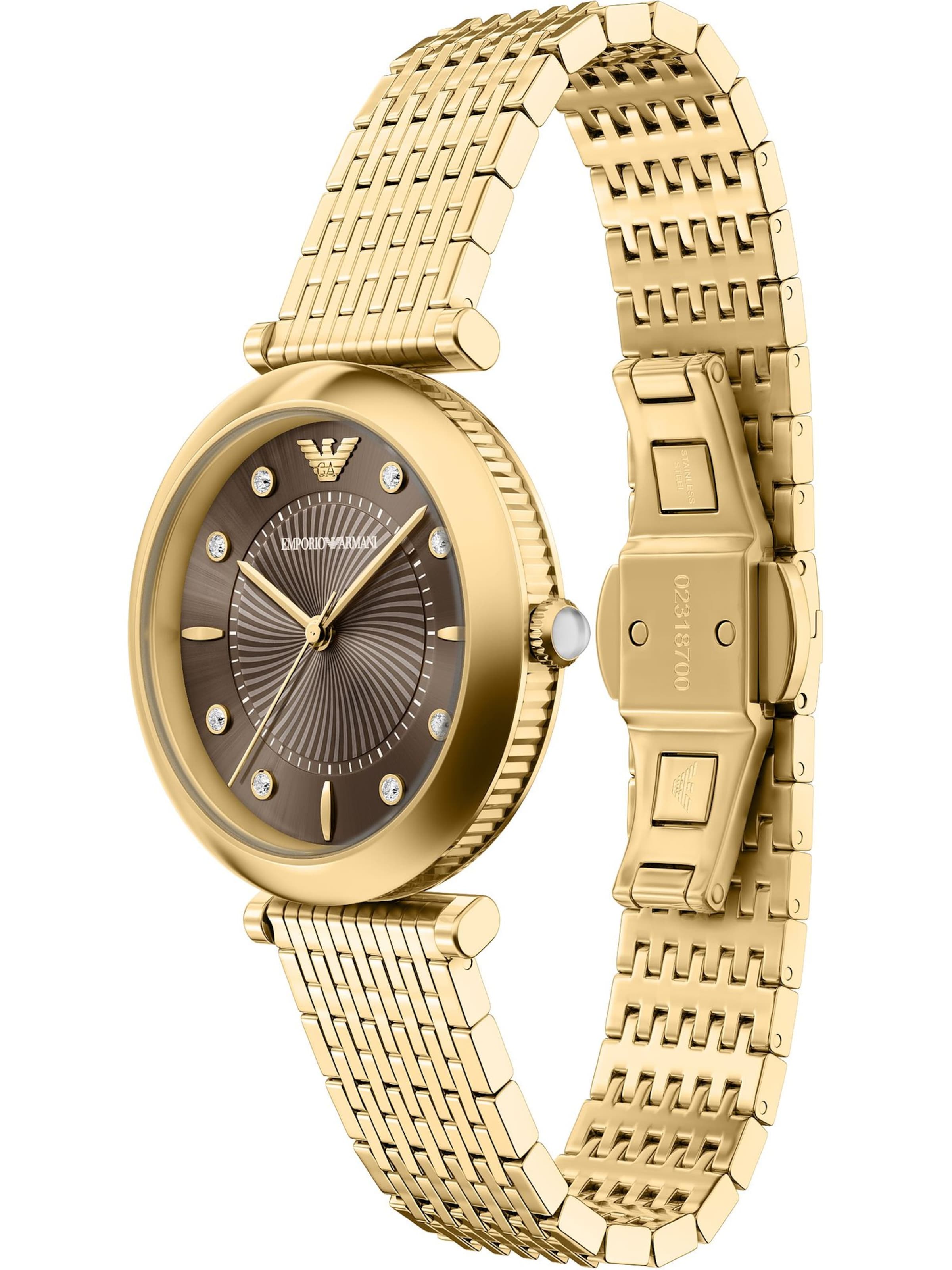 Emporio Armani Analoguhr in Gold