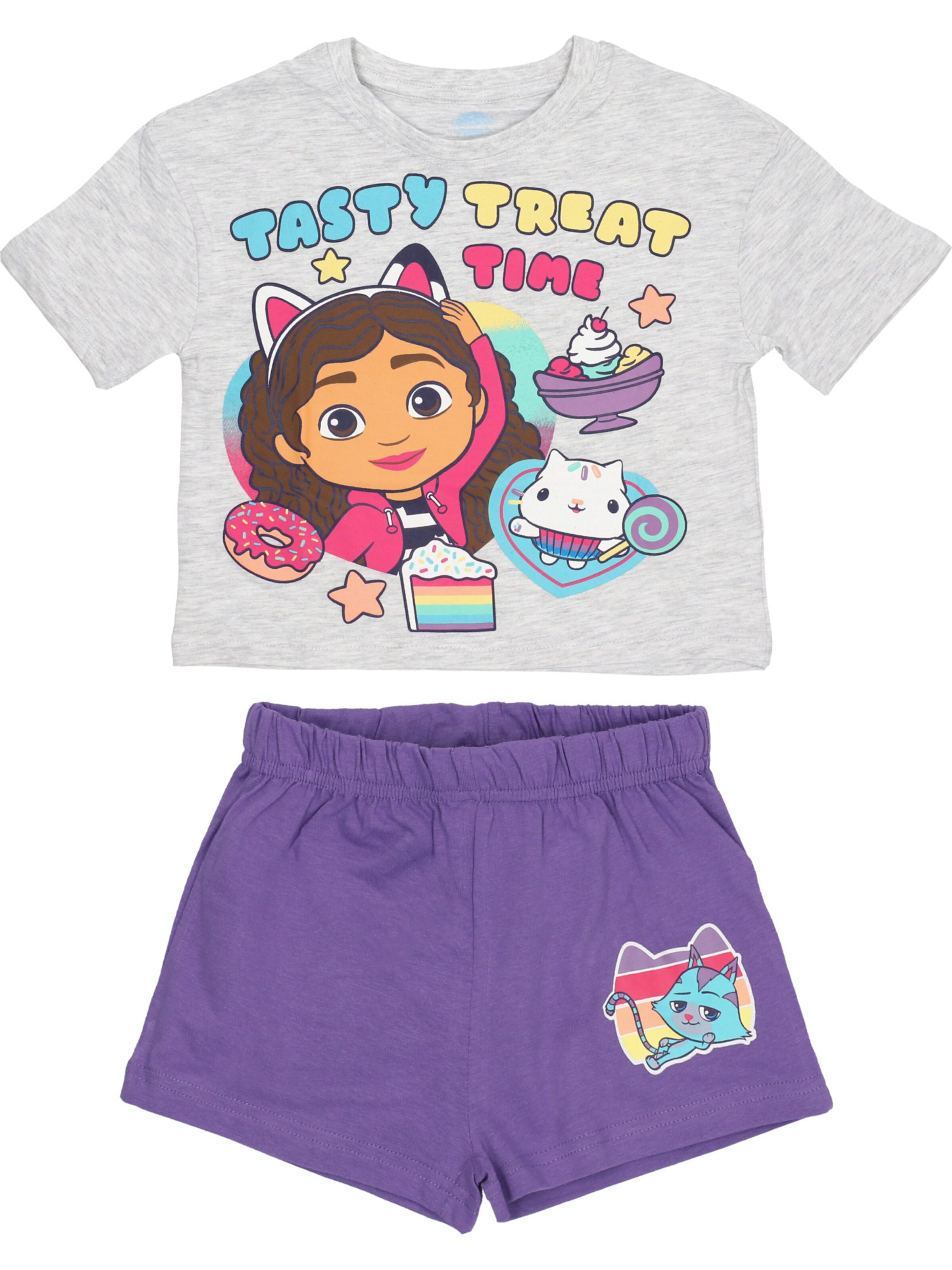 Pyjama 'Gabby  & Cakey' Gabby`s Dollhouse en gris : devant