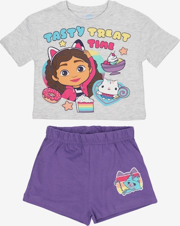 Gabby`s Dollhouse Nachtkledij 'Gabby & Cakey' in Grijs: voorkant
