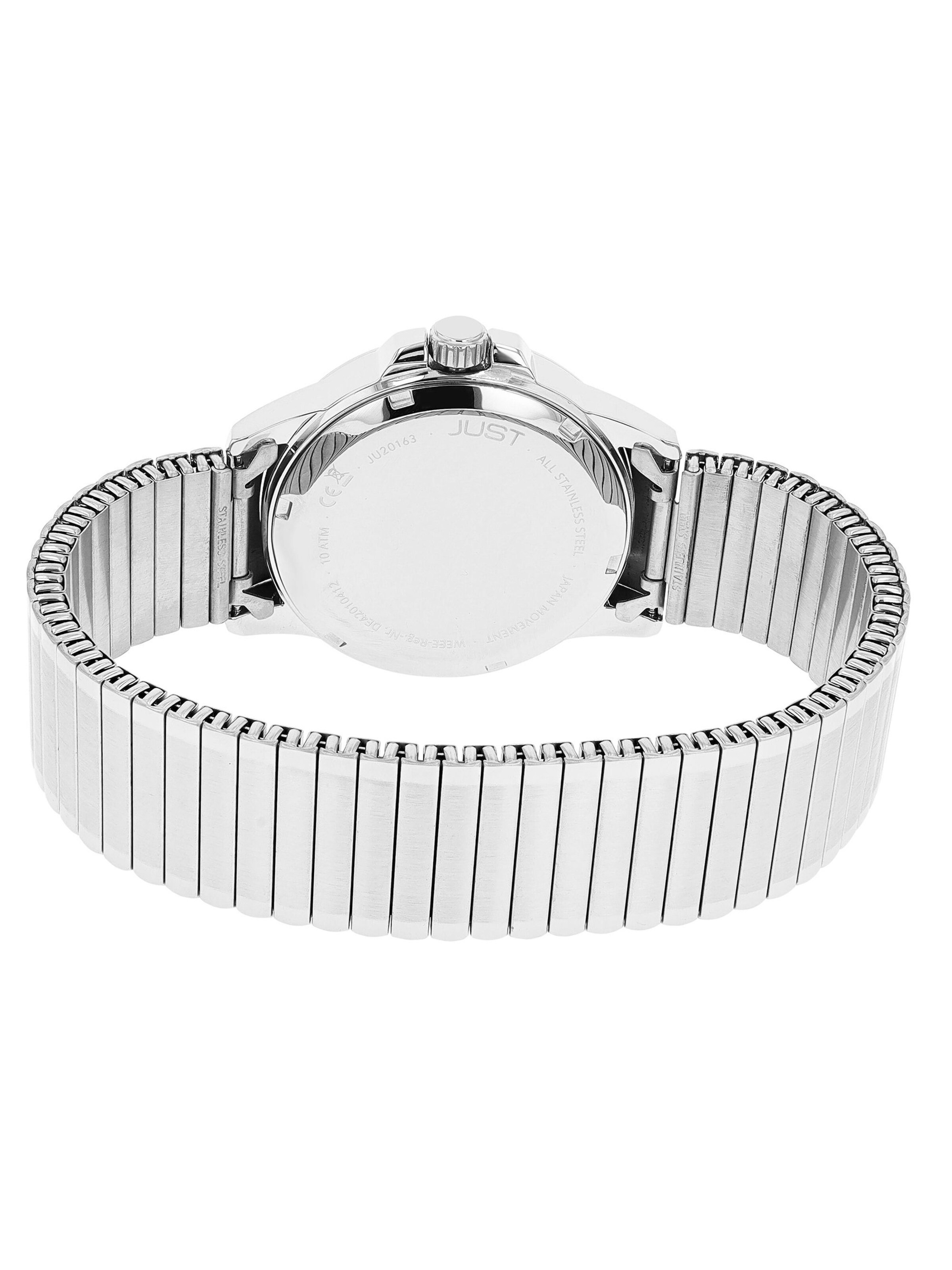 JUST Analog Watch 'Lien, Datumsanzeige' in Silver
