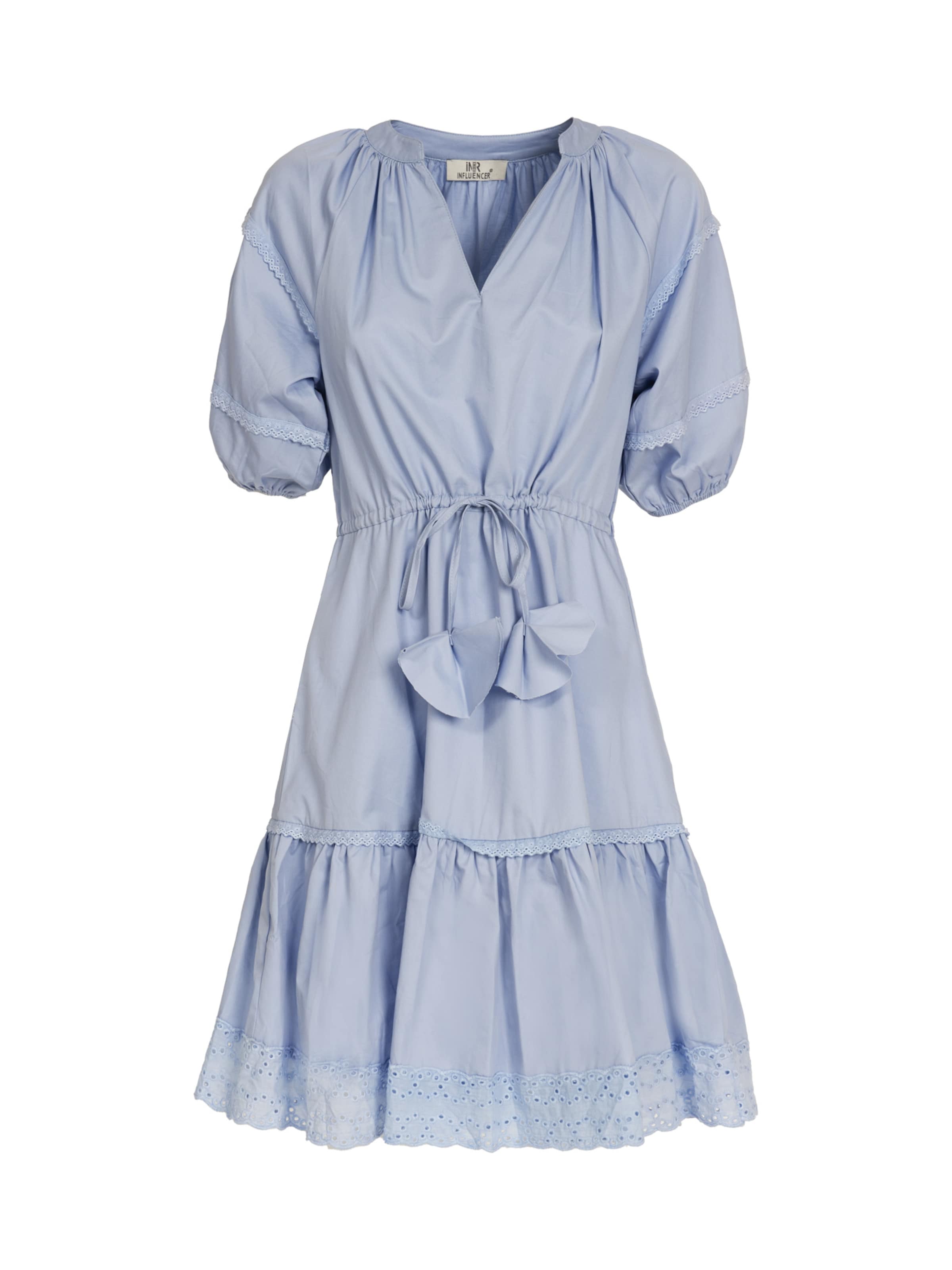Influencer Šaty – modrá: přední strana