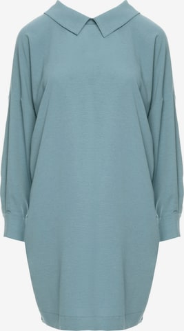 made of emotion - Vestido camisero en verde: frente