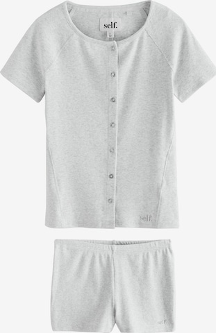 self. Shorty in Grau: Vorderseite
