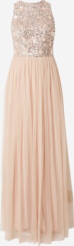 LACE & BEADS Вечернее платье 'Hazel' в Ярко-розовый: спереди