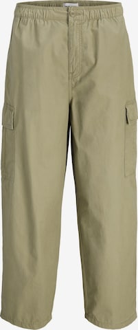 JACK & JONES - Pantalón cargo en verde: frente