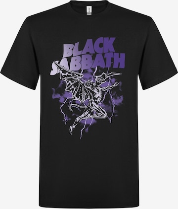 T-Shirt 'Black Sabbath Henry Lightning T-Shirt' BLACK SABBATH en noir : devant