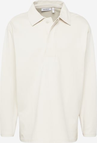 WEEKDAY Bluser & t-shirts 'Pascal' i hvid: forside