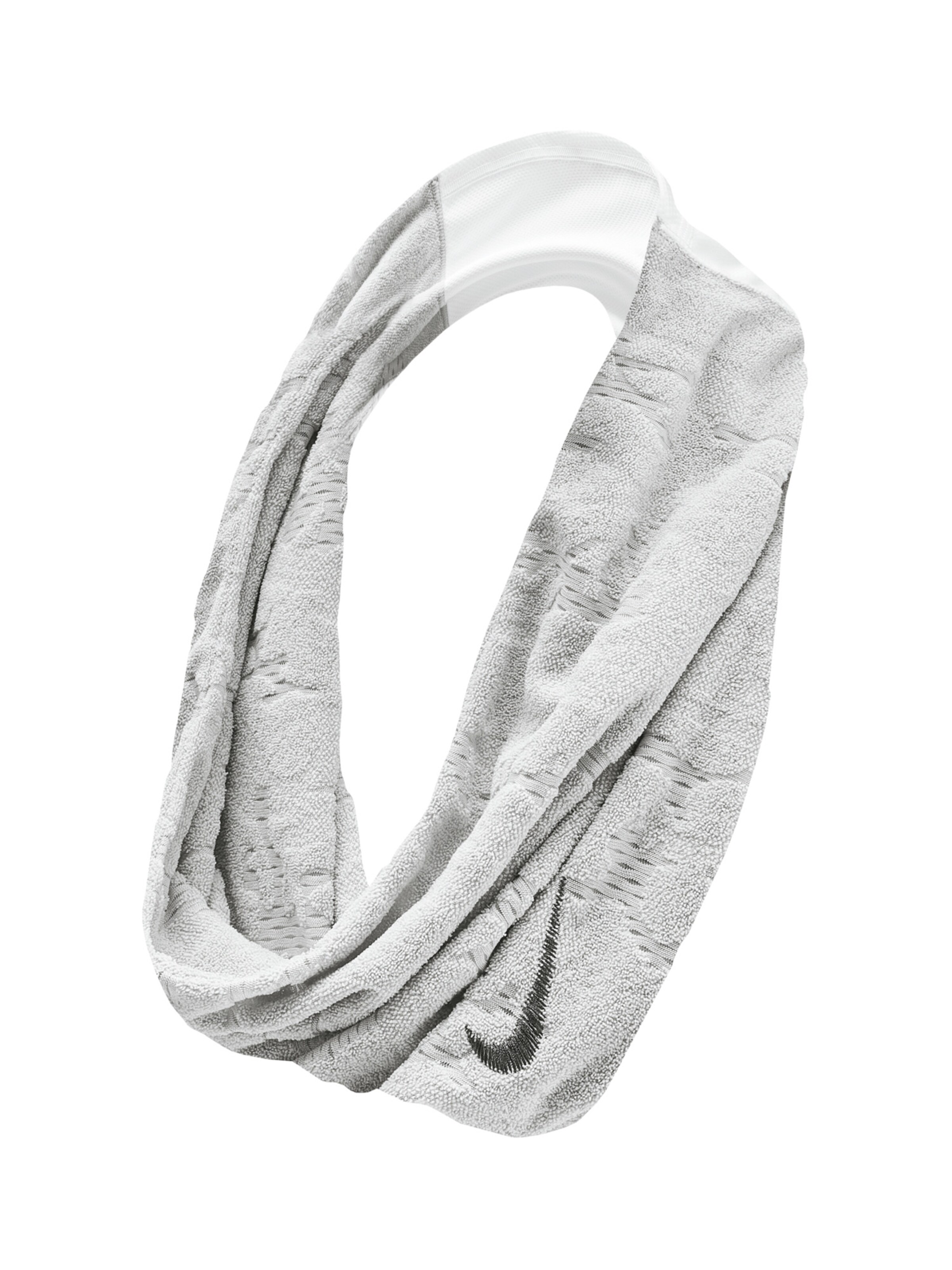 NIKE Sportstirnband in Grau: Vorderseite