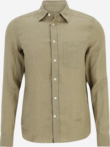 J.Lindeberg Regular fit Button Up Shirt in Green: front
