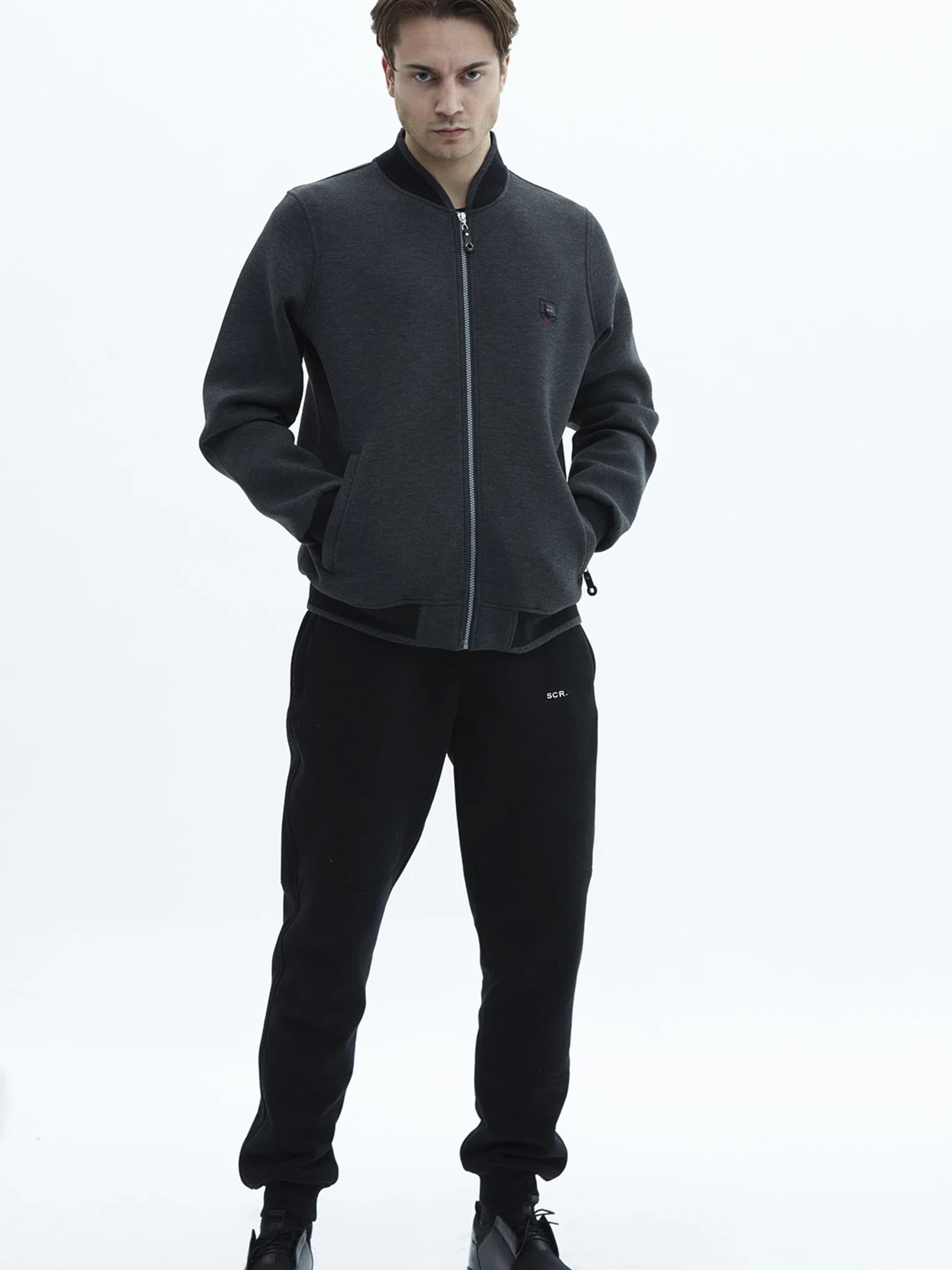 Veste de survêtement 'SEM' SCR. en gris