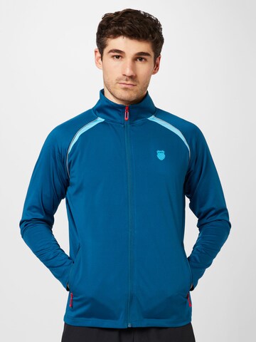 K-Swiss Performance Training jacket 'HYPERCOURT' in Blue: front