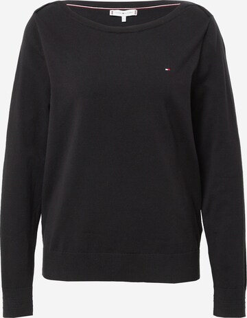 TOMMY HILFIGER Sweater in Black: front