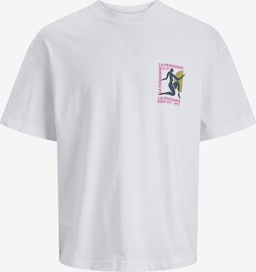 T-Shirt 'Capital' JACK & JONES en blanc : devant