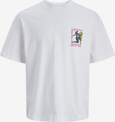 Marškinėliai 'Capital' iš JACK & JONES, spalva – nendrių spalva / rožinė / juoda / balta, Prekių apžvalga