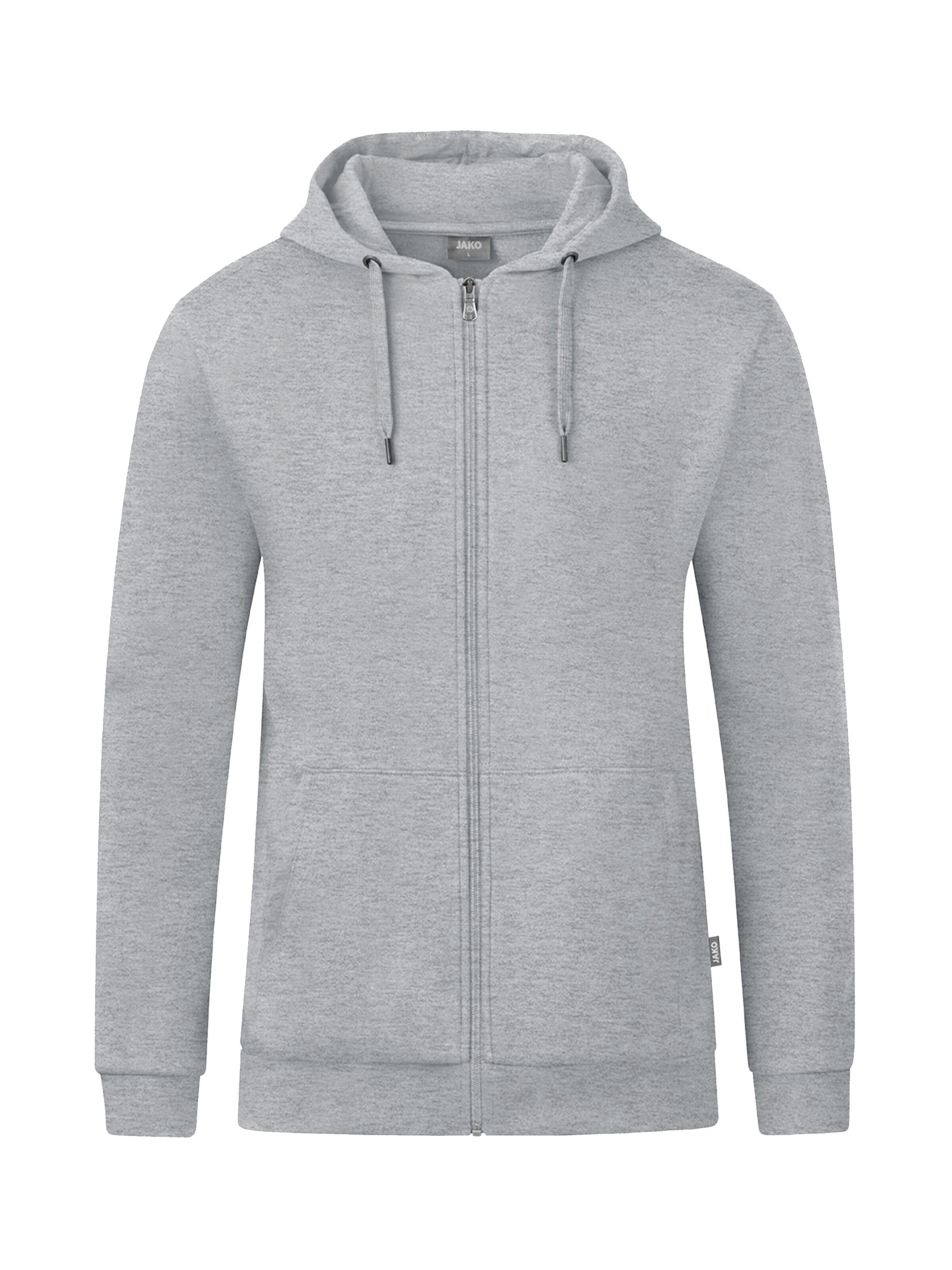 JAKO Sportsweatjacke in Grau: Vorderseite