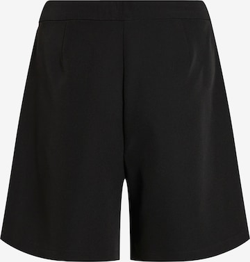 VILA Regular Pleat-Front Pants 'KAMMA' in Black