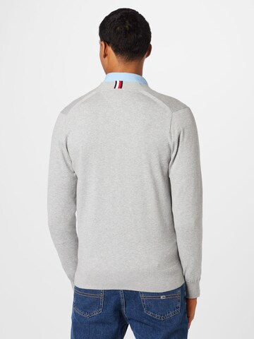 TOMMY HILFIGER - Casaco de malha em cinzento