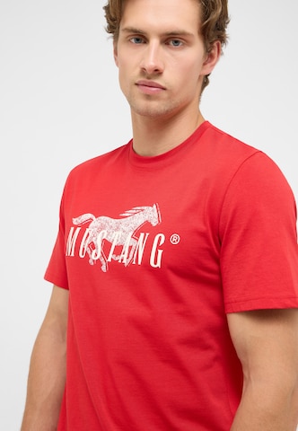 MUSTANG Shirt 'Austin' in Red