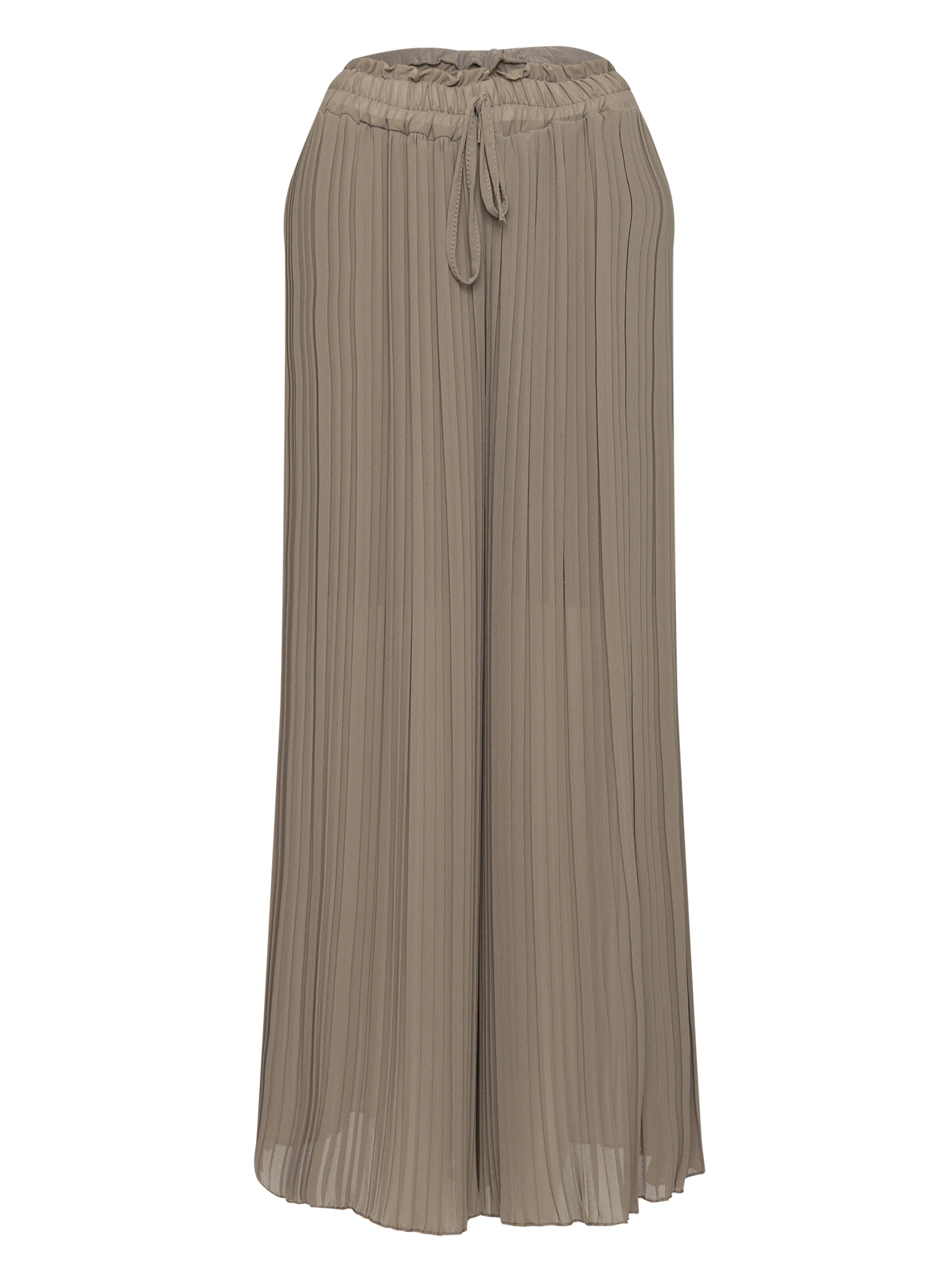 Lilavie Wide Leg Hose 'Kimm' in Grau: Vorderseite