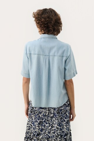 Part Two Bluse 'NiclaPW' i blå