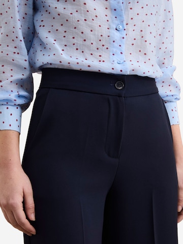 Il Lanificio Regular Broek in Blauw