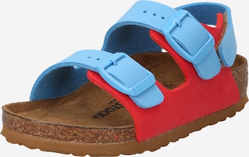 BIRKENSTOCK Sandals & Slippers 'Milano' in Blue: front