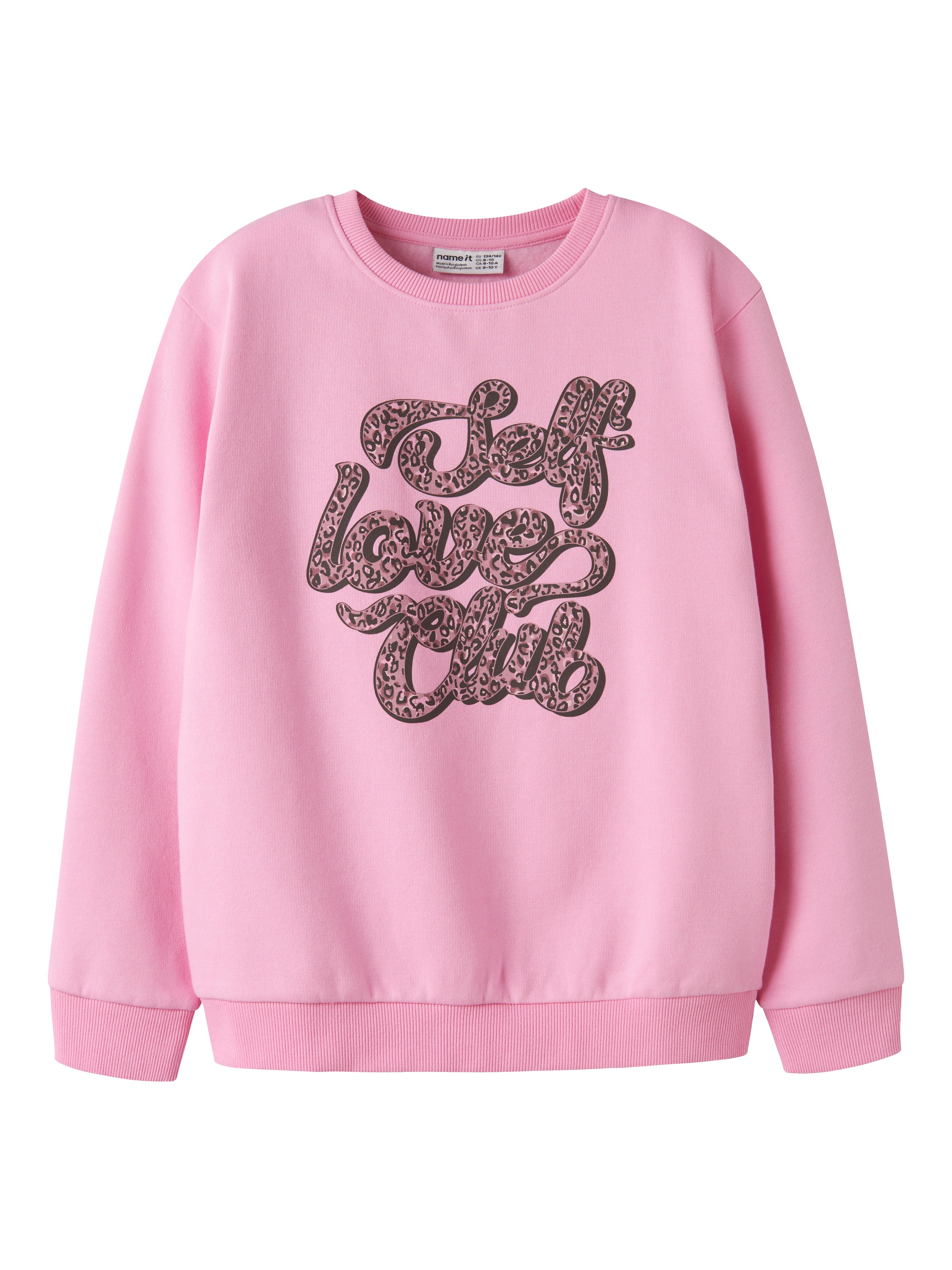 NAME IT Sweatshirt 'NKFNAANLO' in Pink: front