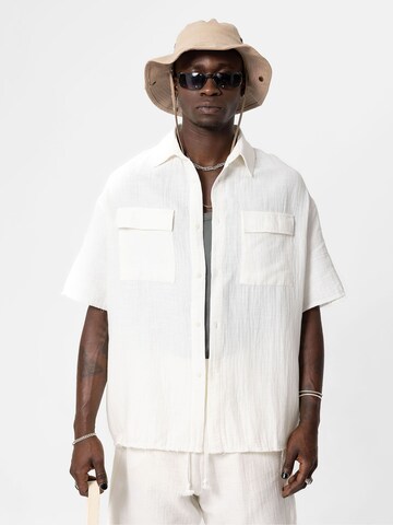 Camicia 'North Richland Hills' di VAMOS CLO in beige: frontale